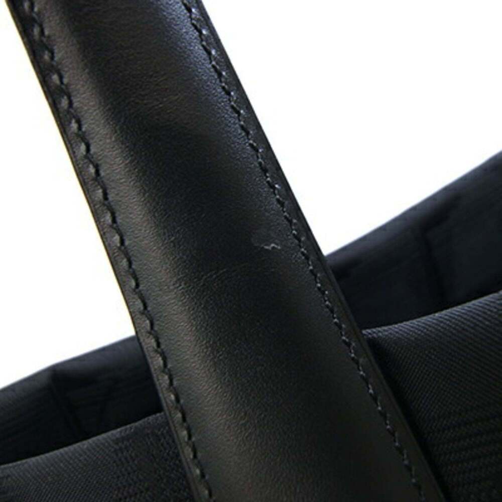 CHANEL Black Leather Logo Tote Bag - Picture 6 of 9